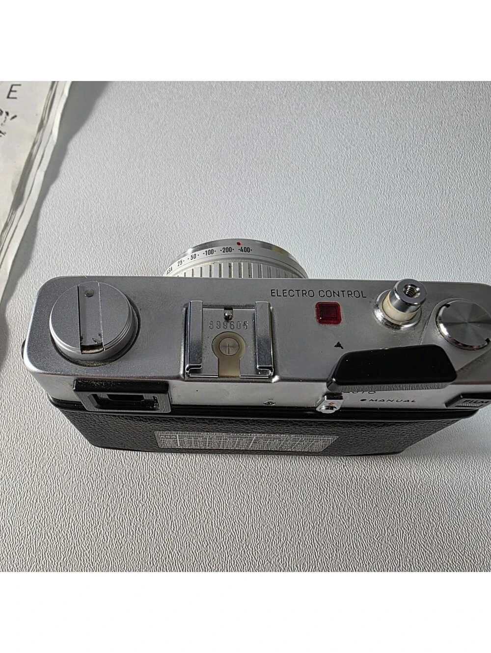 Minolta Hi-Matic E Rangefinder 35mm Film Camera 40mm F1.7 UNTESTED